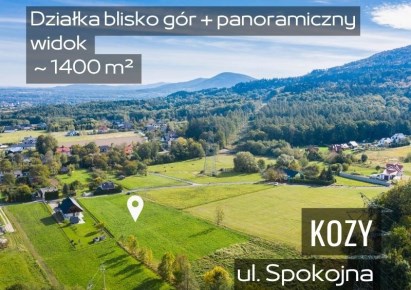 działka na sprzedaż - Kozy, Spokojna